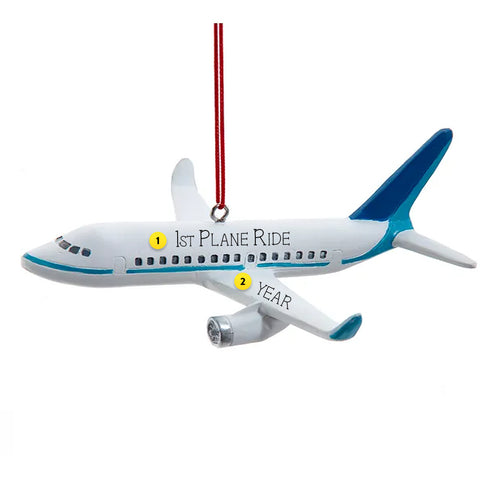 Personalized Airplane Ornament