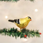 American Goldfinch Clip On Bird Ornament  - Old World Christmas