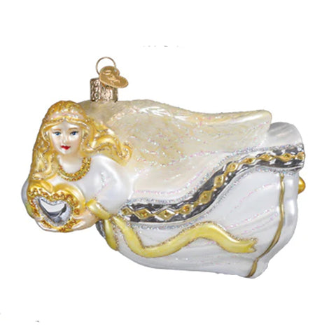 Angel with Heart Ornament - Old World Christmas