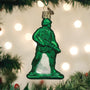 lass Green Army Man by old world Christmas on tree