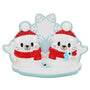 Personalized Christmas Arctic Seal Couple Ornament OR2663-2