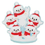 Personalized Christmas Arctic Seal Family of 5 Ornament OR2663-5