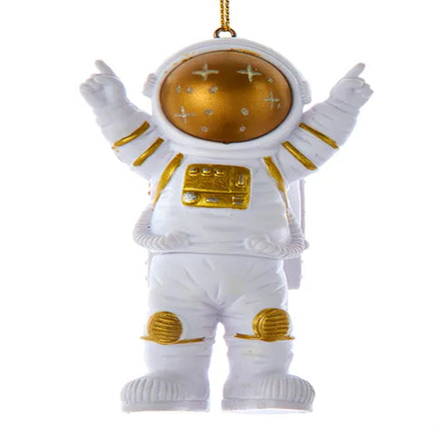 Astronaut Ornament - Gold Arms in the air!