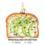 Personalized Avocado Toast Ornament