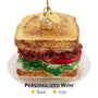 Personalized BLT Sandwich Ornament