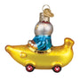 Richard Scary's Bananas Gorilla's Bananamobile Ornament- Old World Christmas