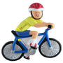 Personalized Bicyclist Ornament - Male
