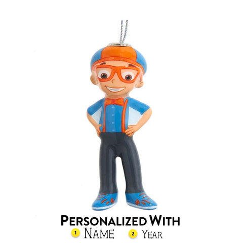 Personalized Blippi™ Decoupage Ornament