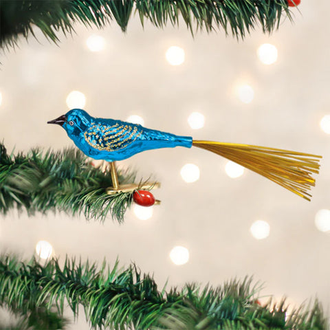 Lovebird Ornament Blue - Old World Christmas 