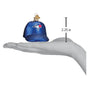 Blue baseball cap ornament with a Blue Jays Logo and measurement indicator on a white background