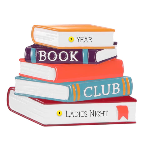 Personalized Book Club Ornament OR2729