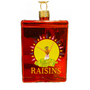 box of raisins Christmas ornament 