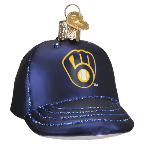 Milwaukee Brewers Baseball Cap Ornament - Old World Christmas