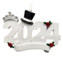 2024 Wedding Ornament for a Bride and Groom