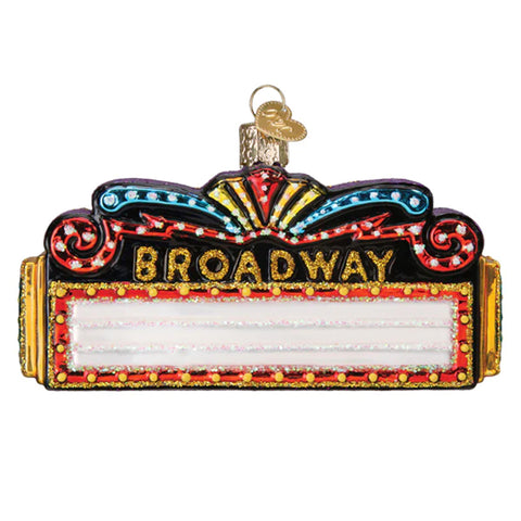 Broadway Marquee Ornament - Old World Christmas 36345