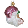 Bubblegum Papa Noel Ornament - Old World Christmas