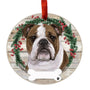 Personalized Bulldog Ornaments