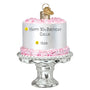 Cake On Stand Ornament - Old World Christmas