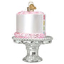 Cake On Stand Ornament - Old World Christmas 32618