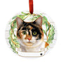 Personalized Calico Cat Ornament