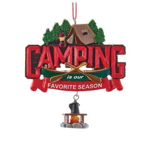 Camping is Our Favorite Season Ornament