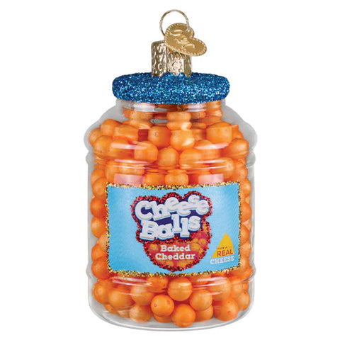 Cheese Balls Snack Ornament - Old World Christmas