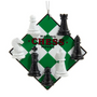 Chess Ornament with words Making Chess Moves on Board