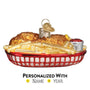 Chicken Basket Ornament - Old World Christmas
