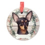 Personalized Chihuahua Ornament - Black & Tan