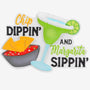 Personalized Chip Dippin' and Margarita Sippin' Ornament