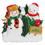 Personalized Christmas Tree Farm Snowman Couple Ornament OR2668-2