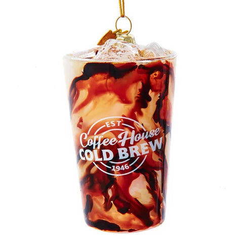 Glass of Cold Brew Coffee Ornament