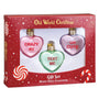 Conversation Hearts Ornament Set - Old World Christmas Set of three