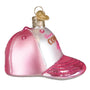 Pink Cowgirl Trucker Hat Ornament - Old World Christmas 