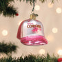 Pink Cowgirl Trucker Hat Ornament - Old World Christmas 