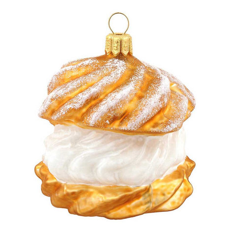 Cream Puff Ornament for Christmas Tree
