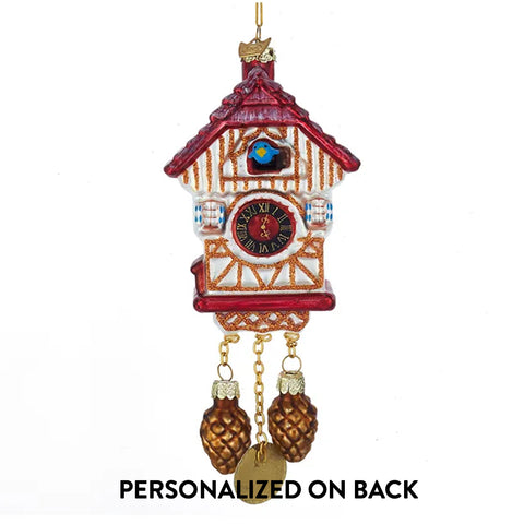 Personalized Cuckoo Clock Ornament