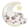 Personalized Cutesy Cow On Moon Ornament OR2682