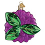 Purple and yellow Dahlia Ornament - Old World Christmas 