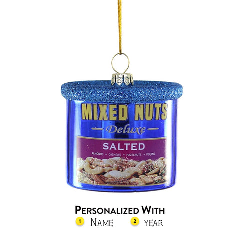 Deluxe Mixed Nuts Can Ornament