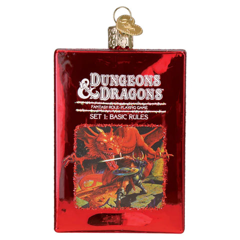 Dungeons & Dragons Red Box Ornament - Old World Christmas 44228