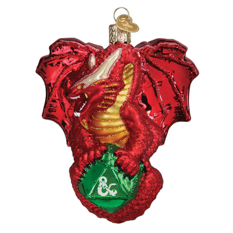 Dungeons & Dragons Red Dragon Ornament - Old World Christmas 44231