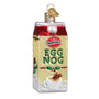 Eggnog Carton Ornament - Old World Christmas Front of Carton