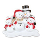 We're Expecting Snowman Family with 2 Children Ornament for Christmas Tree