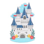 Personalized Fairytale Ice Castle Ornament OR2692