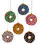Multicolor Foam Donut Ornaments