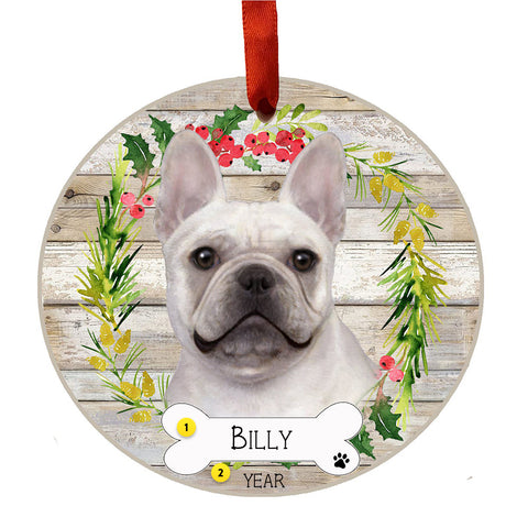 Personalized French Bulldog Ornament