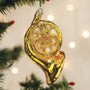 Glass French Horn Ornament - Old World Christmas