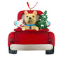 Personalized French Bulldog in Back of Truck Ornament