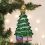 Friendship Christmas tree ornament with 'Tis the Season' message on a decorated tree.